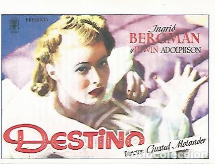 Cartes Postales: CROMO CINE 1863: DESTINO - Varios
