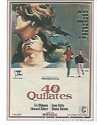 Cartes Postales: CROMO CINE 1878: CUARENTA QUILATES - Varios