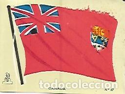 Cartoline: CROMO COLECCION UNIVERSAL 1922: BANDERA CANADA. Numero 67 - Varios