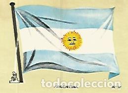Cartoline: CROMO COLECCION UNIVERSAL 1905: BANDERA ARGENTINA. Numero 27 - Varios