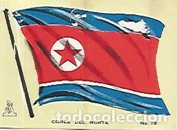 Cartoline: CROMO COLECCION UNIVERSAL 1927: BANDERA COREA DEL NORTE. Numero 79 - Varios