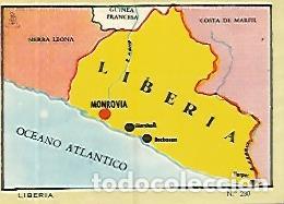 Cartoline: CROMO COLECCION UNIVERSAL 1982: LIBERIA. Numero 230 - Varios