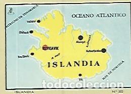 Cartoline: CROMO COLECCION UNIVERSAL 1973: ISLANDIA. Numero 202 - Varios