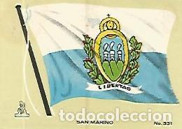 Cartes Postales: CROMO COLECCION UNIVERSAL 2019: BANDERA SAN MARINO. Numero 331 - Varios