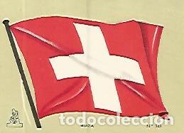 Cartoline: CROMO COLECCION UNIVERSAL 2025: BANDERA SUIZA. Numero 343 - Varios