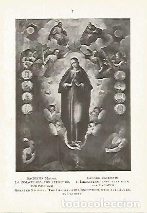 Postcards: LAMINA 5221: La Immaculada por Pacheco - Angel Dotor y Municio