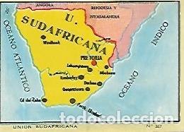 Cartoline: CROMO COLECCION UNIVERSAL 2033: UNION SUDAFRICANA. Numero 362 - Varios