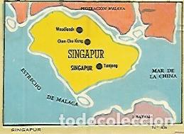 Postcards: CROMO COLECCION UNIVERSAL 2053: SINGAPUR. Numero 406 - Varios