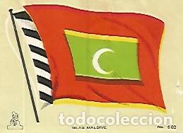 Cartoline: CROMO COLECCION UNIVERSAL 2051: BANDERA ISLAS MALDIVAS. Numero 402 - Varios