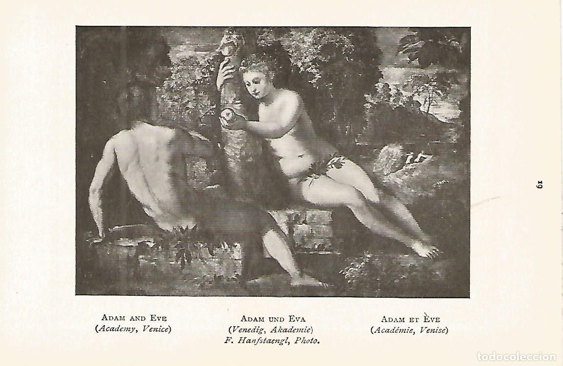 Postkarten: Lamina 040: TINTORETTO. Adan y Eva - Varios