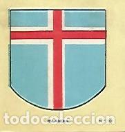 Cartes Postales: CROMO COLECCION UNIVERSAL 2133: ESCUDO ISLANDIA. Numero 201 - Varios