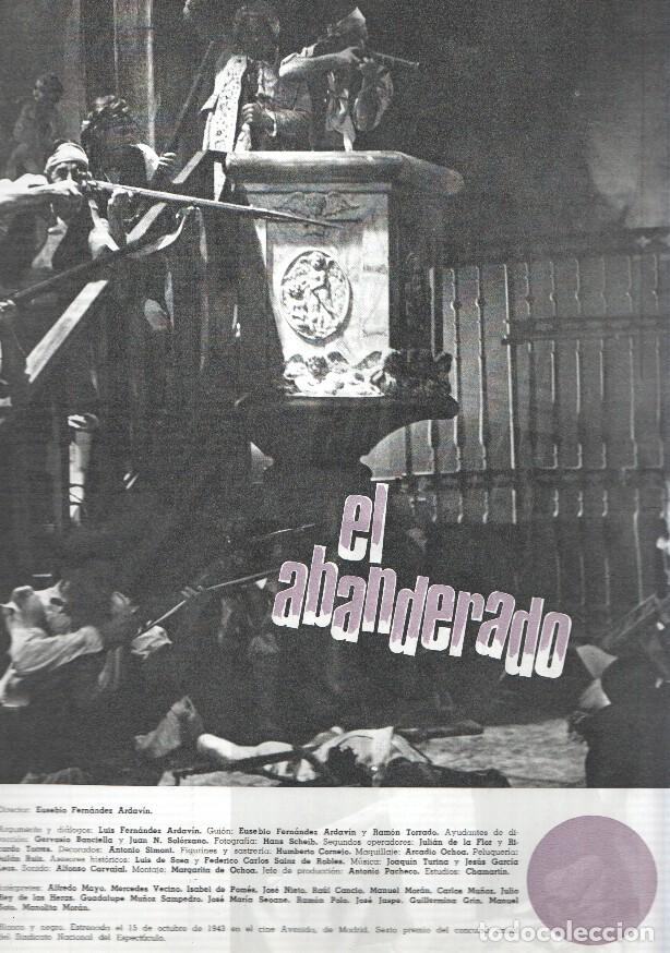 Cartes Postales: Ficha cine Suevia Films: El abanderado y el rey de las finanzas - varios