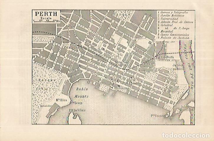 Postais: LAMINA ESPASA 18061: Perth Escocia - Varios
