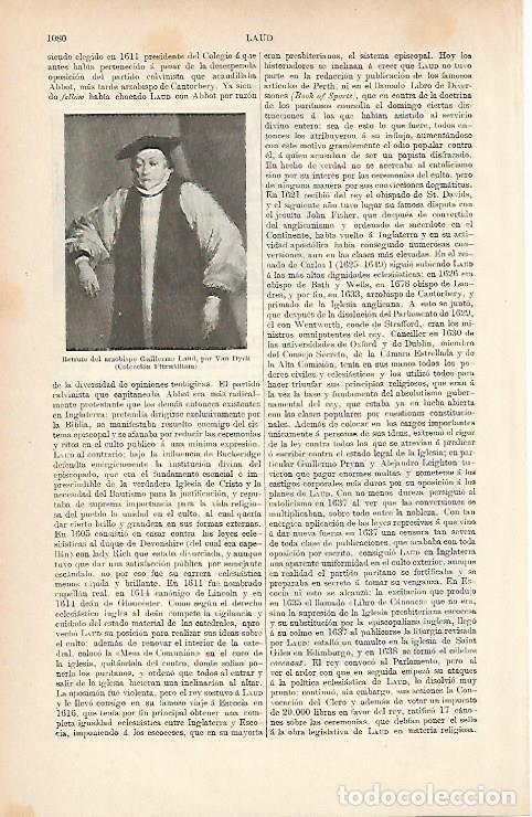 Postkarten: LAMINA ESPASA 9042: Retrato del Arzobispo G. Laud por Van Eyck - Varios