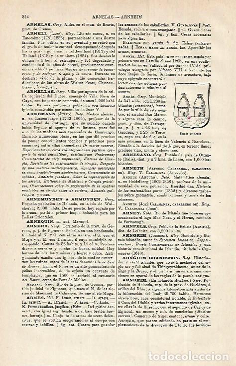 Postkarten: LAMINA ESPASA 12812: Escudo de Arnes Tarragona - Varios