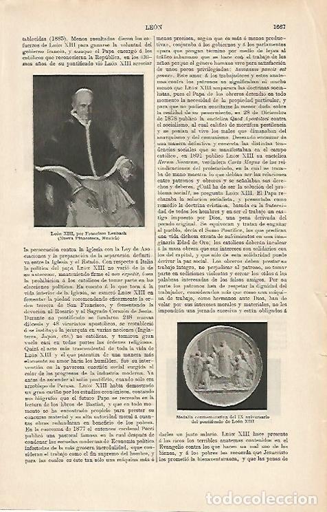 Postkarten: LAMINA ESPASA 9179: Leon XIII por Lenbach - Varios