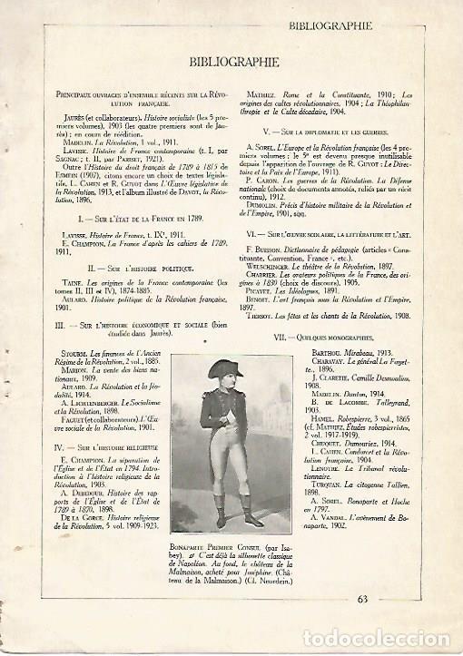 Postcards: LAMINA 3761: BONAPARTE COMO PRIMER CONSUL. BIBLIOGRAFIA - Varios
