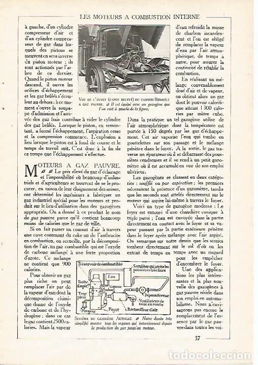 Postales: LAMINA 3684: CAPO DE CAMION RENAULT A GAS - Varios