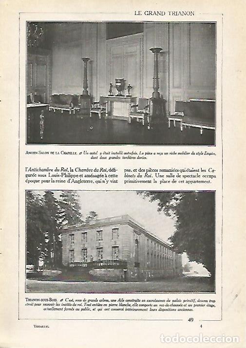 Postais: LAMINA 3722: VERSALLES. ANTIGUO SALON DE LA CAPILLA. TRIANON - Varios