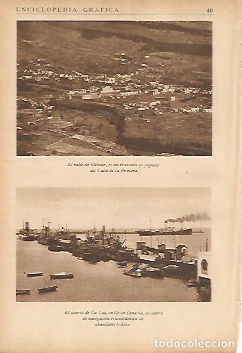 Postkarten: LAMINA 5455: Valle de Guimar y puerto de La Luz - Jose M Benitez Toledo