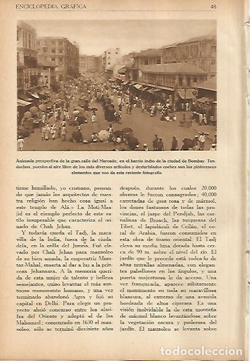 Postkarten: LAMINA 5559: Calle del Mercado en Bombay - Elias Serra Rafols
