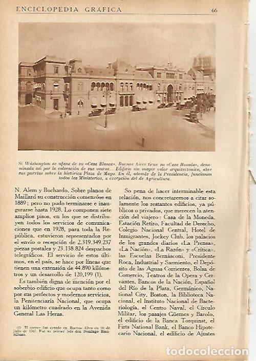 Postais: LAMINA 5532: Casa Rosada en Buenos Aires - Edmundo T. Calca&ntilde;o