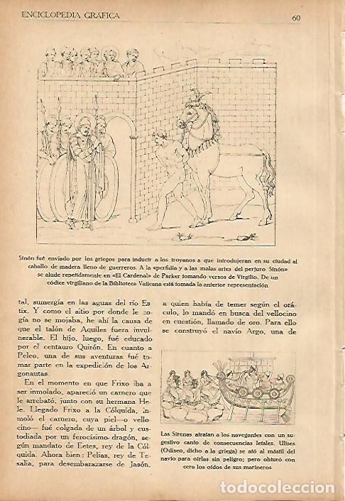 Postkarten: LAMINA 5597: Sinon y las Sirenas - Francisco Almela Vives