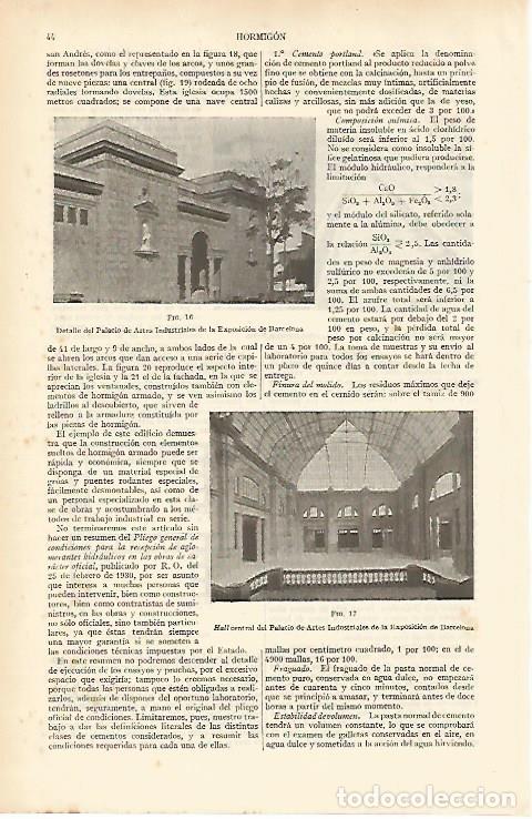 Postcards: LAMINA ESPASA 9184: Palacio de las Artes Industriales de la Exposicion de Barcelona - Varios