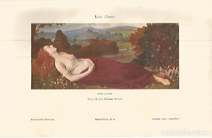 Postcards: LAMINA ESPASA 9344: Ofelia aldeana por Juan Luis - Varios