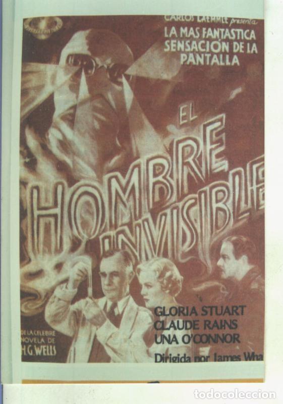Postales: Foto cine 069: El hombre invisible (Gloria Stuart-Claude Rains) - Varios