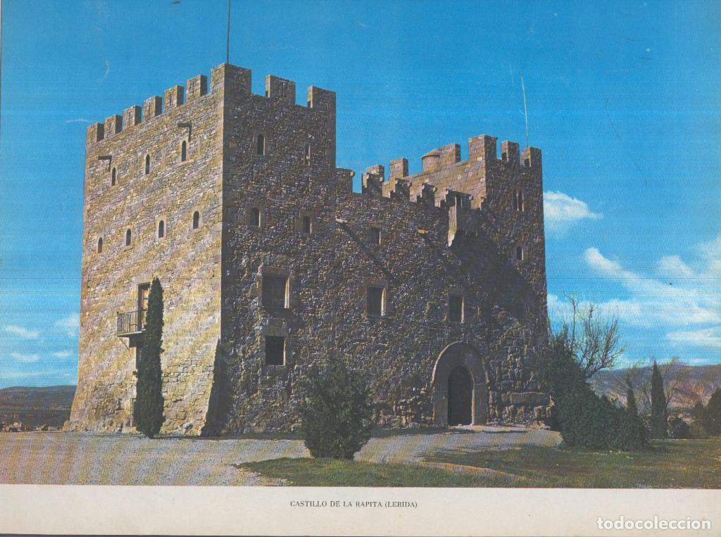 Postkarten: Lamina Castillos de Espa&ntilde;a Edicion 1967 No.071: CASTILLO DE LA RAPITA (LLEIDA) - VARIOS