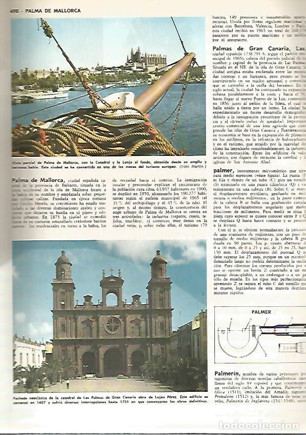 Cartoline: LAMINA MONITOR 0009: VISTA PARCIAL DE PALMA DE MALLORCA. CATEDRAL DE LAS PALMAS DE GRAN CANARIA - Va