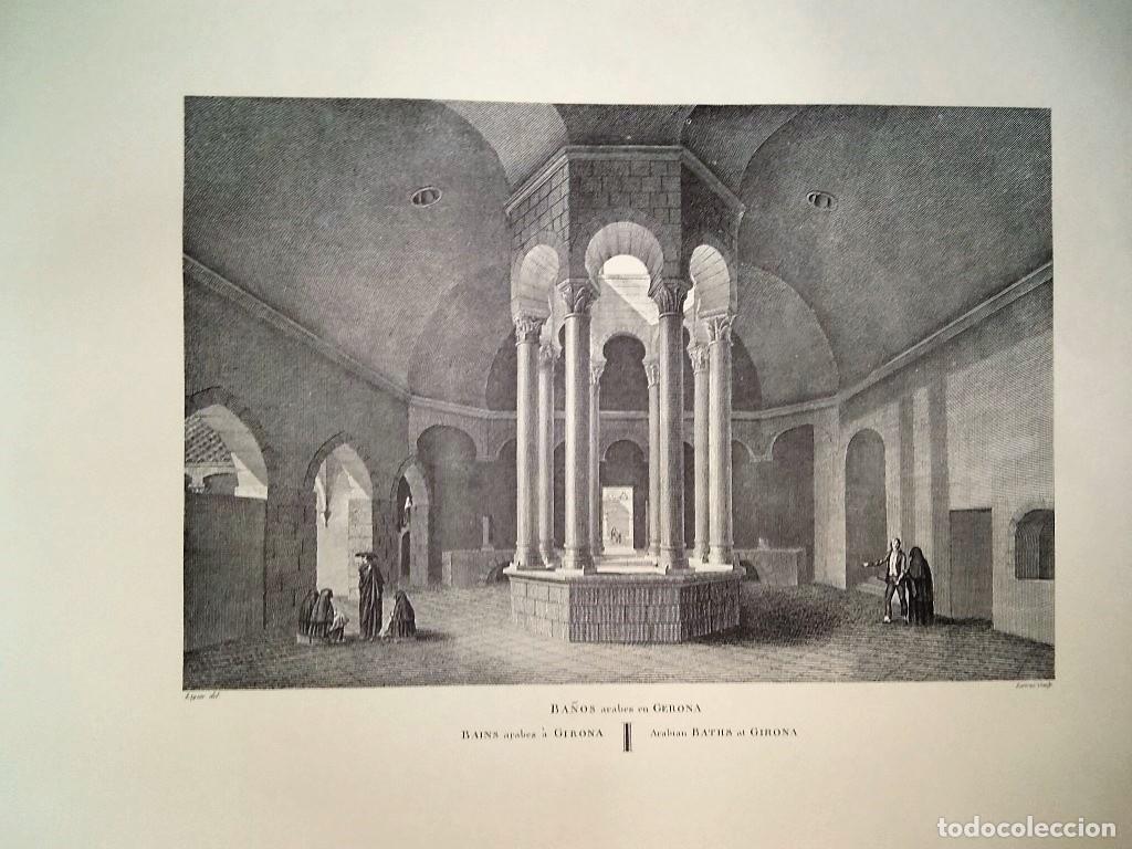 Cartoline: Lamina CATALOGNE, Numero 69: Vista Interior BA&Ntilde;OS ARABES DE GERONA/GIRONA (1813) - Alexandre Laborde