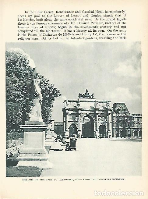 Cartoline: LAMINA 1745: PARIS. Arco del Triunfo del Carrusel - Andr&eacute; George