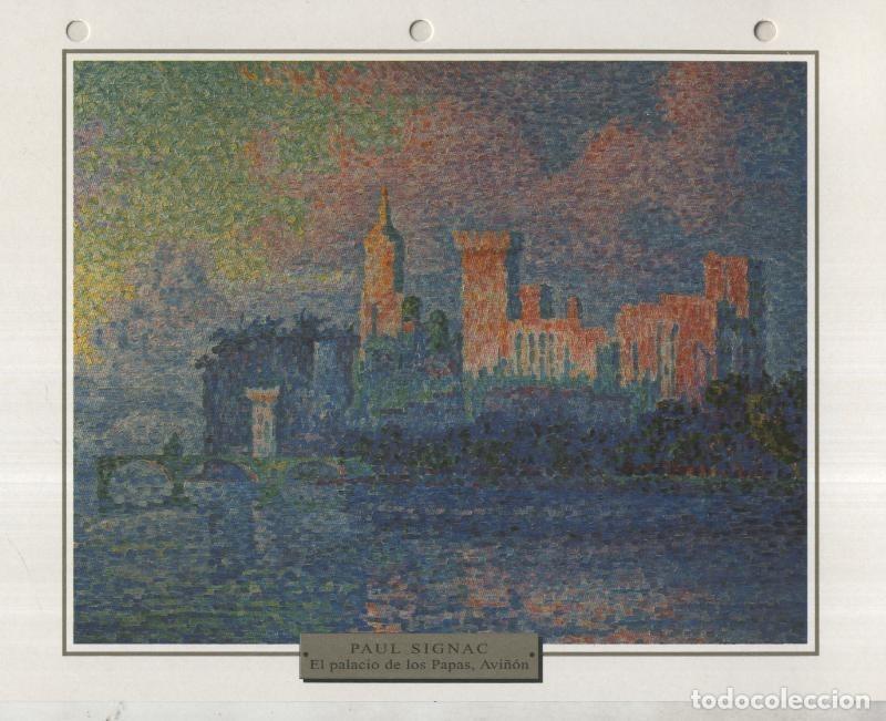 Cartoline: Lamina 25: Paul Signac: El palacio de los Papas, Avi&ntilde;on - Varios