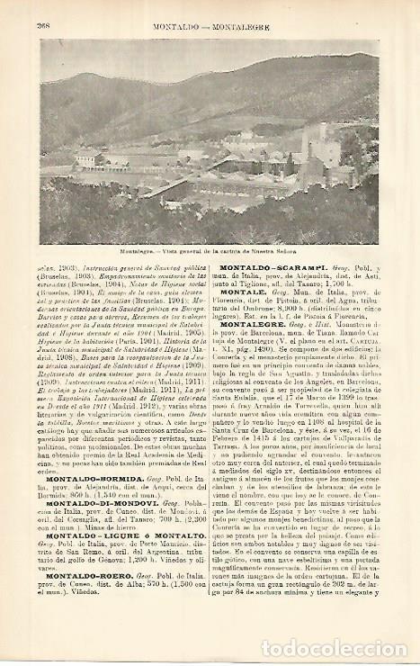 Postcards: LAMINA ESPASA 8583: Cartuja de Nuestra Se&ntilde;ora en Tiana Barcelona - Varios