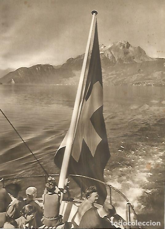 Cartoline: LAMINA GEOGRAFIA 0118: Lago Vierwaldstatter Suiza - Ricardo Beltran y Vicente Vera