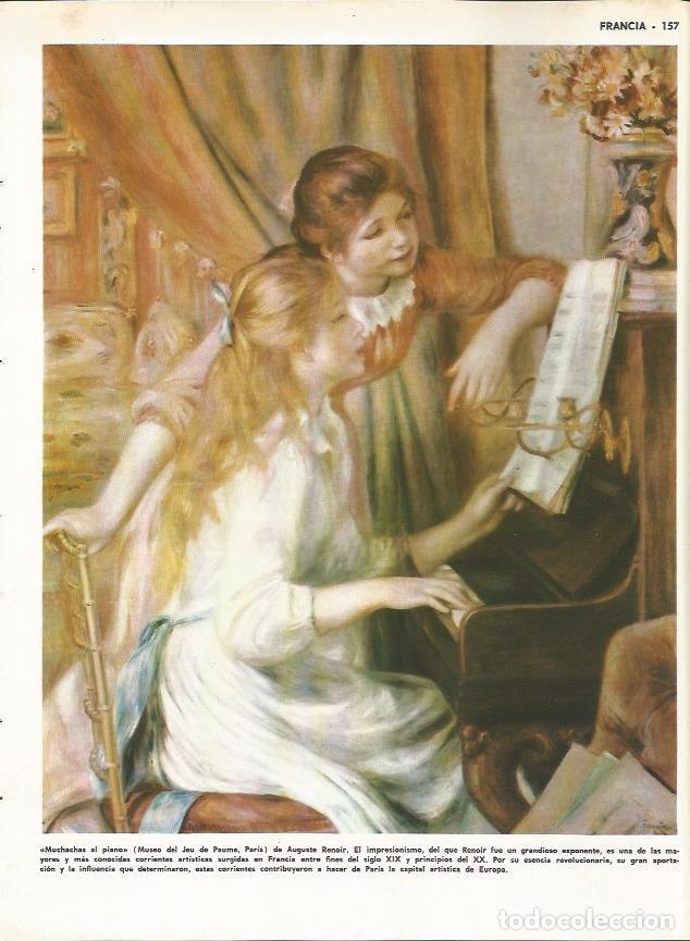 Postcards: LAMINA MONITOR 0179: MUCHACHAS AL PIANO POR RENOIR - Varios