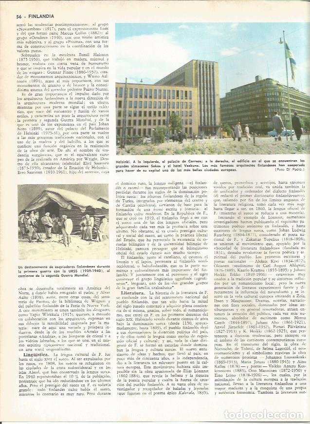 Postcards: LAMINA MONITOR 0155: PALACIO DE CORREOS DE HELSINKI FINLANDIA - Varios