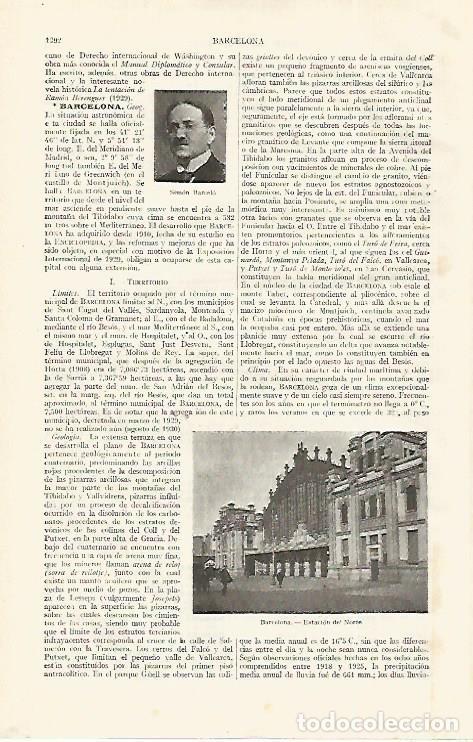 Cartoline: LAMINA ESPASA 19143: Estacion del Norte en Barcelona - Varios
