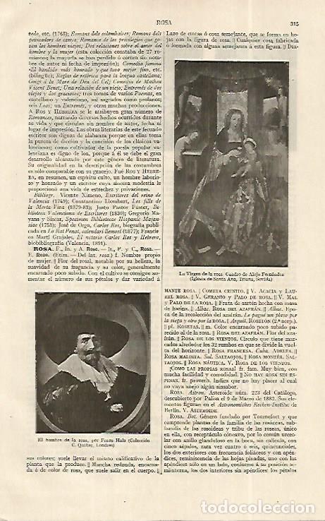 Postkarten: LAMINA ESPASA 19246: El hombre de la rosa por Hals - Varios