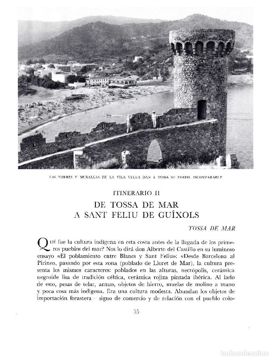 Postales: LAMINA 5660: Torres si muralla vila Vella dan a Tossa su perfil - Josep Pla