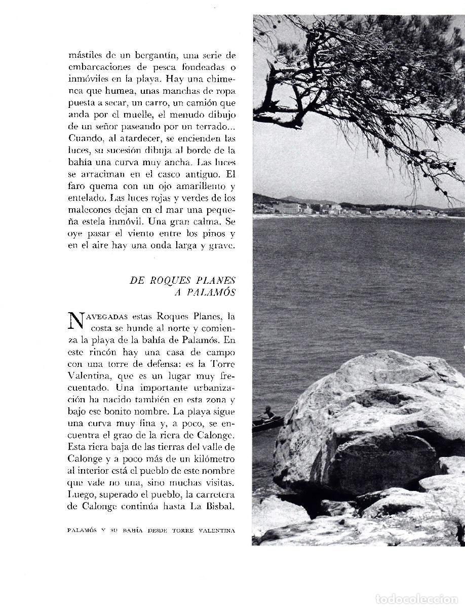 Postales: LAMINA 5693: Bahia de Palamos desde Torre Valentina - Josep Pla