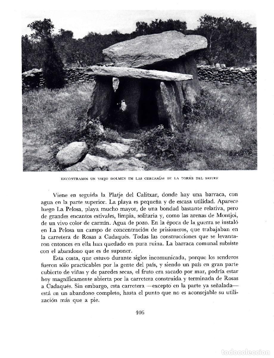 Postales: LAMINA 5812:Dolmen en las cercanias de la Torre del Sastre - Josep Pla