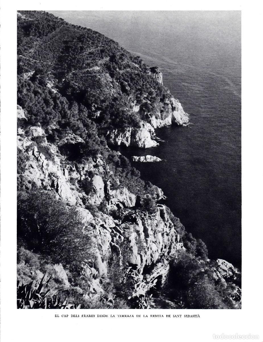 Postales: LAMINA 5735: Cap dels Frares deste ermita Sant Sebastia - Josep Pla