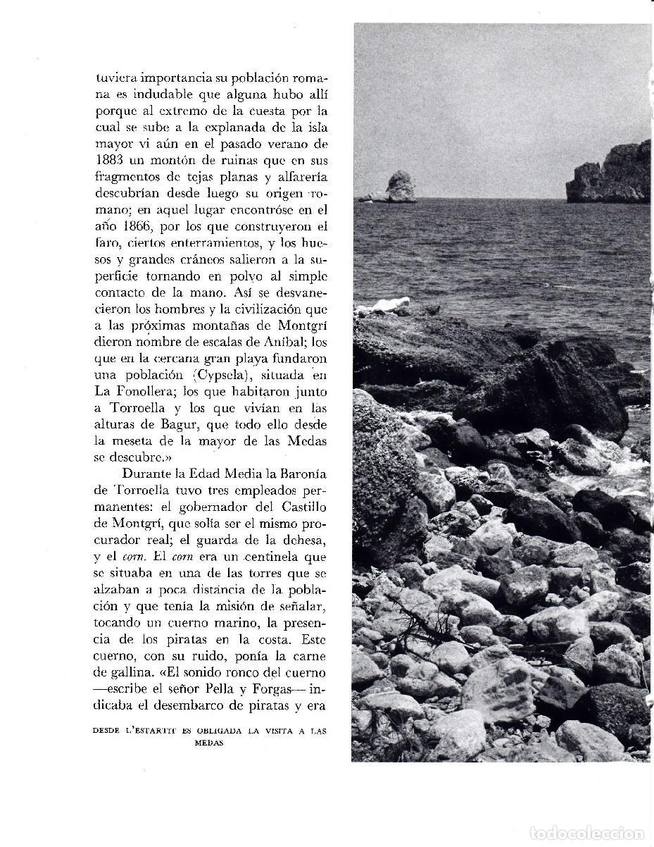 Postales: LAMINA 5773: Vista Les Medes desde L Estartit - Josep Pla