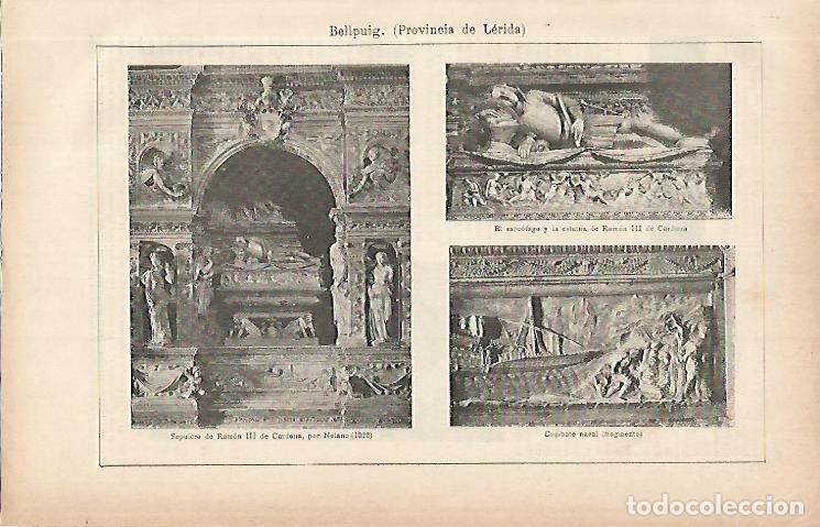 Postkarten: LAMINA ESPASA 9907: Convento de Bellpuig Lleida - Varios