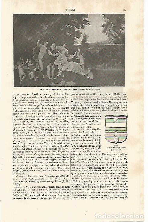 Cartes Postales: LAMINA ESPASA 9927: El tocador de Venus por Albani - Varios