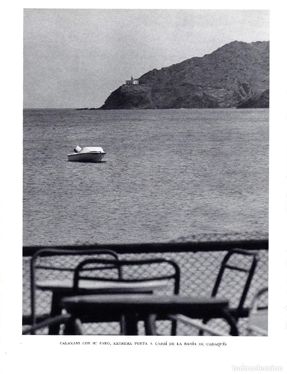 Postales: LAMINA 5820: Calanans con su faro en la bahia de Cadaques - Josep Pla