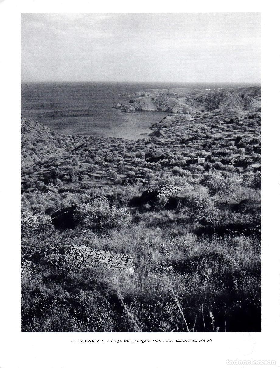 Postales: LAMINA 5833: Paraje del Jonquet con Port Lligat al fondo - Josep Pla